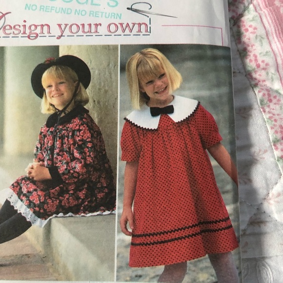 Simplicity Pattern 9777 - sizes 5-6-6x Design your own dress pattern. Uncut - Picture 5 of 9